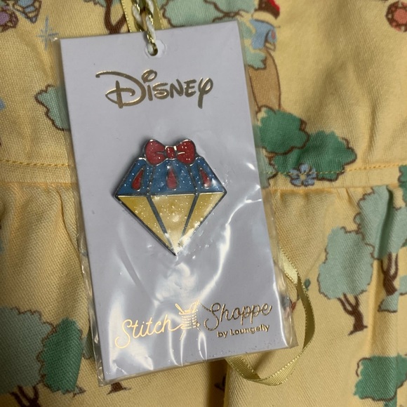 STITCH SHOPPE LOUNGEFLY DISNEY SNOW WHITE Forest Print “Olivia” TANK DRESS! NWT! - Picture 10 of 10
